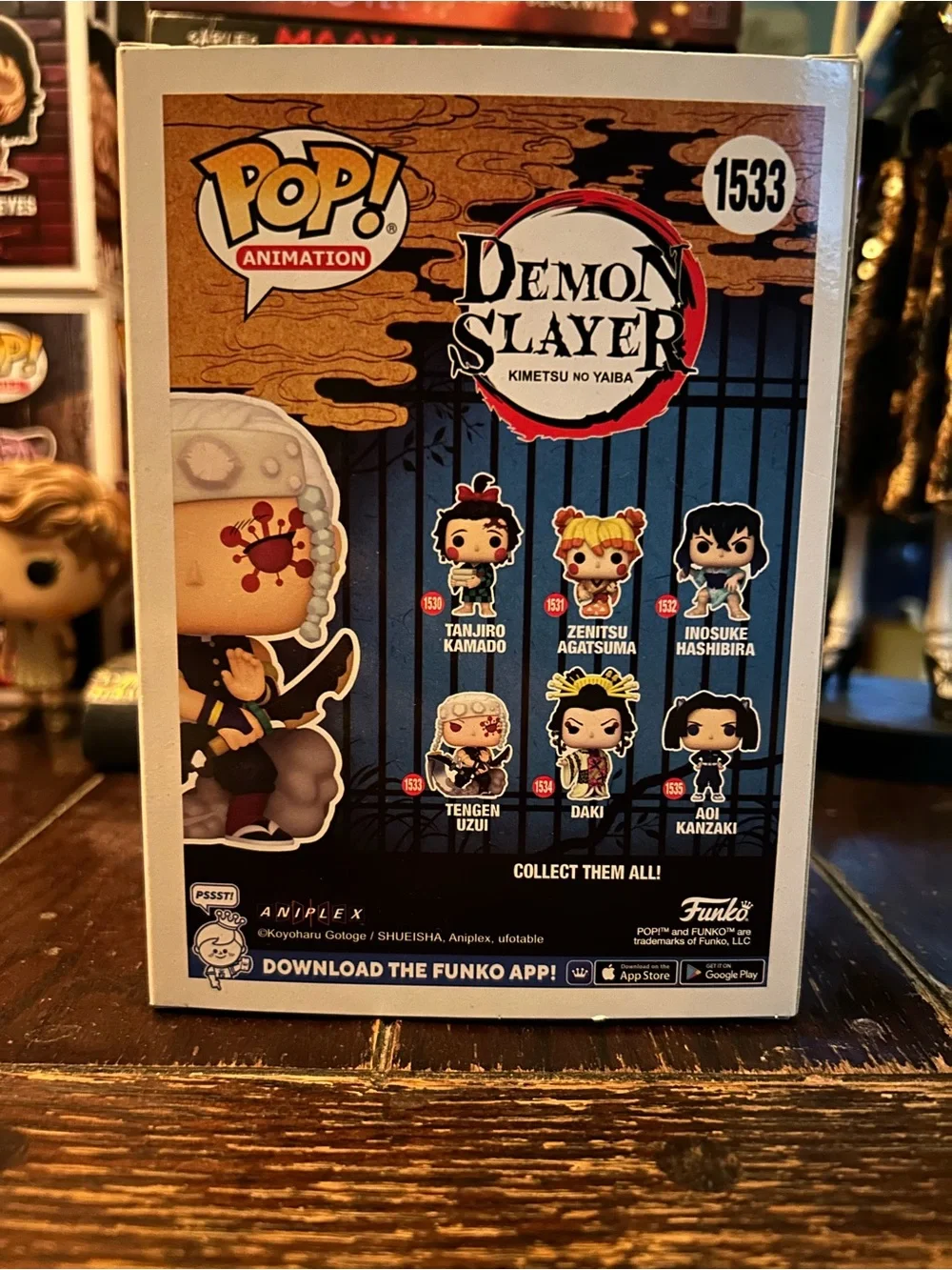 Funko Pop! Demon Slayer Tengen Uzui Vinyl Figure - White, Gold & Black